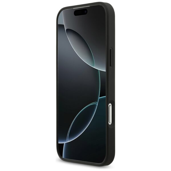 200840_5 Guess Grained Big 4G & Classic Logo case for iPhone 17 Pro Max - blackeng