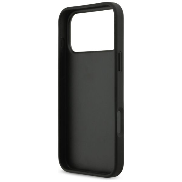 200840_7 Guess Grained Big 4G & Classic Logo case for iPhone 17 Pro Max - blackeng