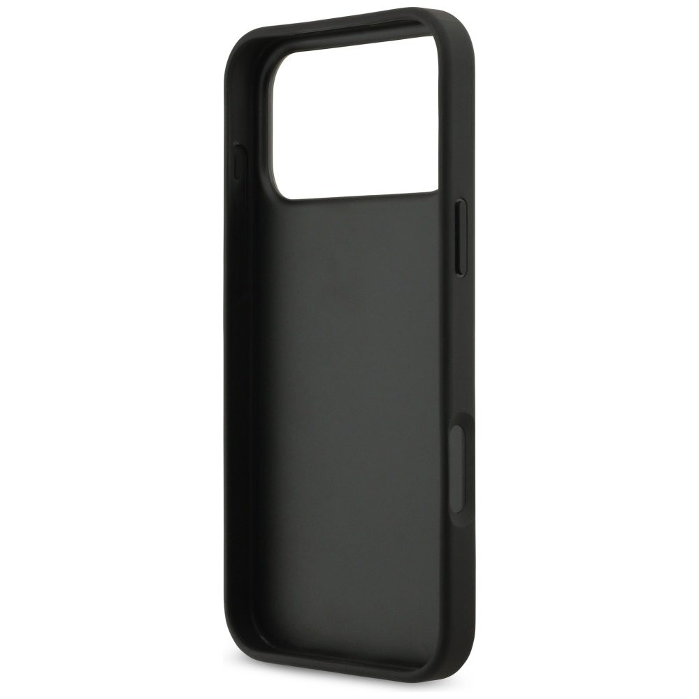 200840_7 Guess Grained Big 4G & Classic Logo case for iPhone 17 Pro Max - blackeng