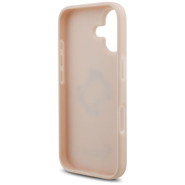 200843_7 Guess Grained Big 4G & Classic Logo iPhone 17 Case - Pinkeng