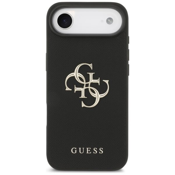 Guess Grained Big 4G & Classic Logo case for iPhone Air - blackeng