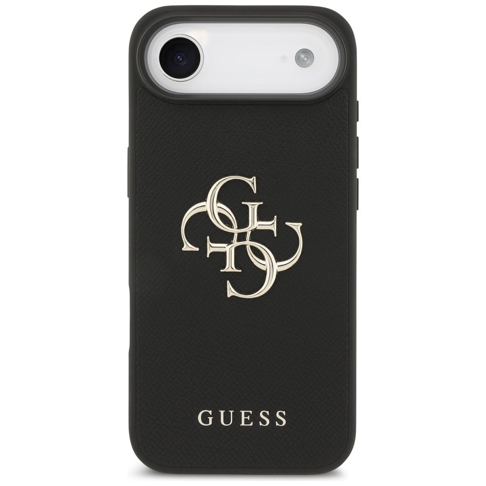 Guess Grained Big 4G & Classic Logo case for iPhone Air - blackeng