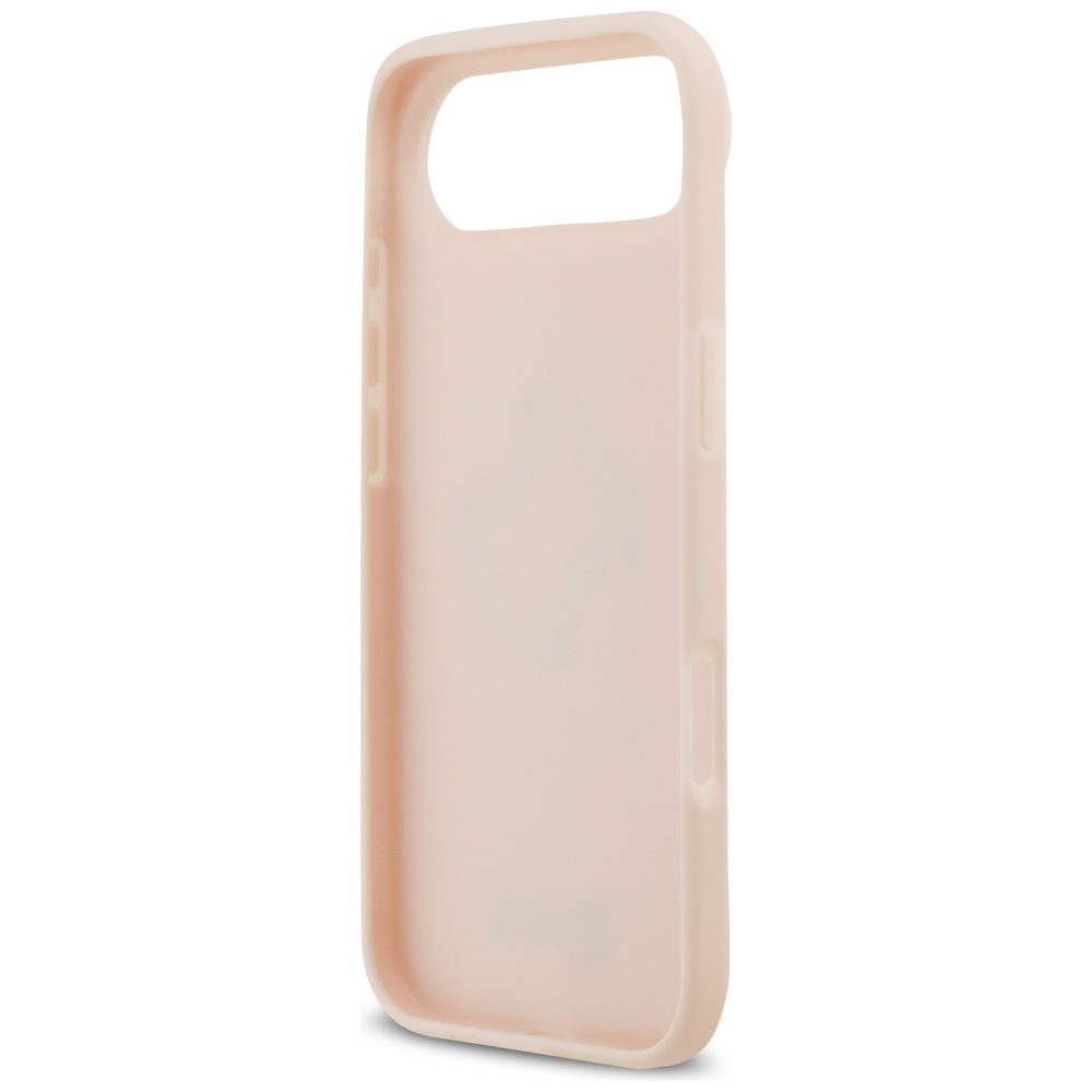 200845_7 Guess Grained Big 4G & Classic Logo iPhone Air Case - Pinkeng