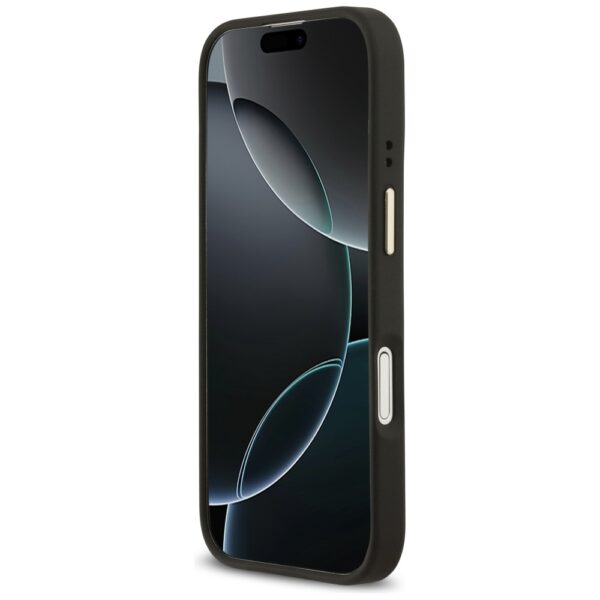 Guess Grained Strass Logo MagSafe case for iPhone 17 - blackeng