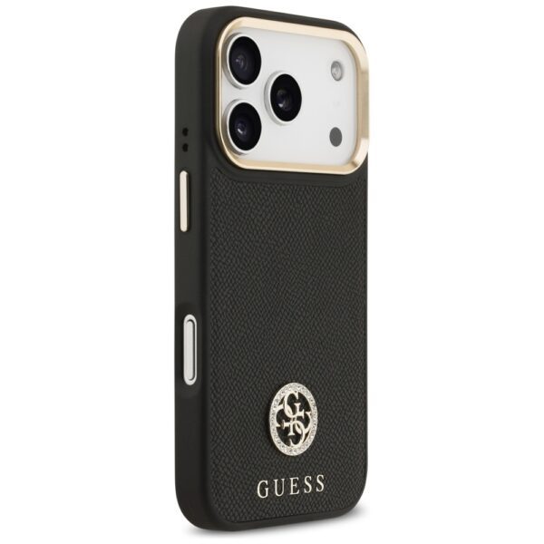 Guess Grained Strass Logo MagSafe case for iPhone 17 Pro - blackeng