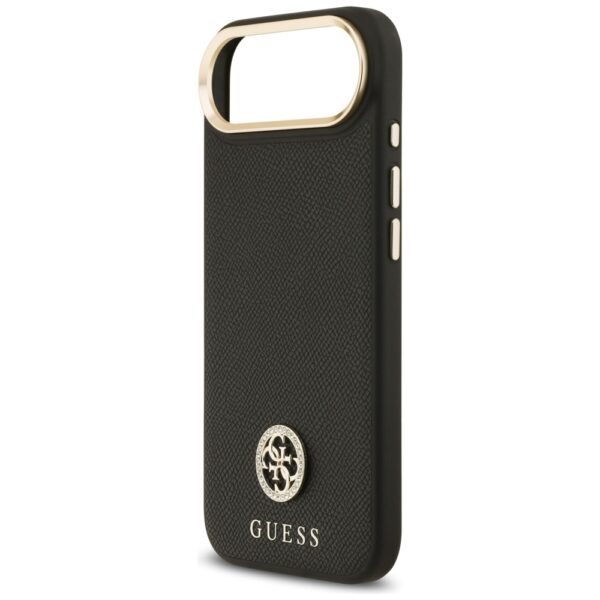Guess Grained Strass Logo MagSafe case for iPhone Air - blackeng