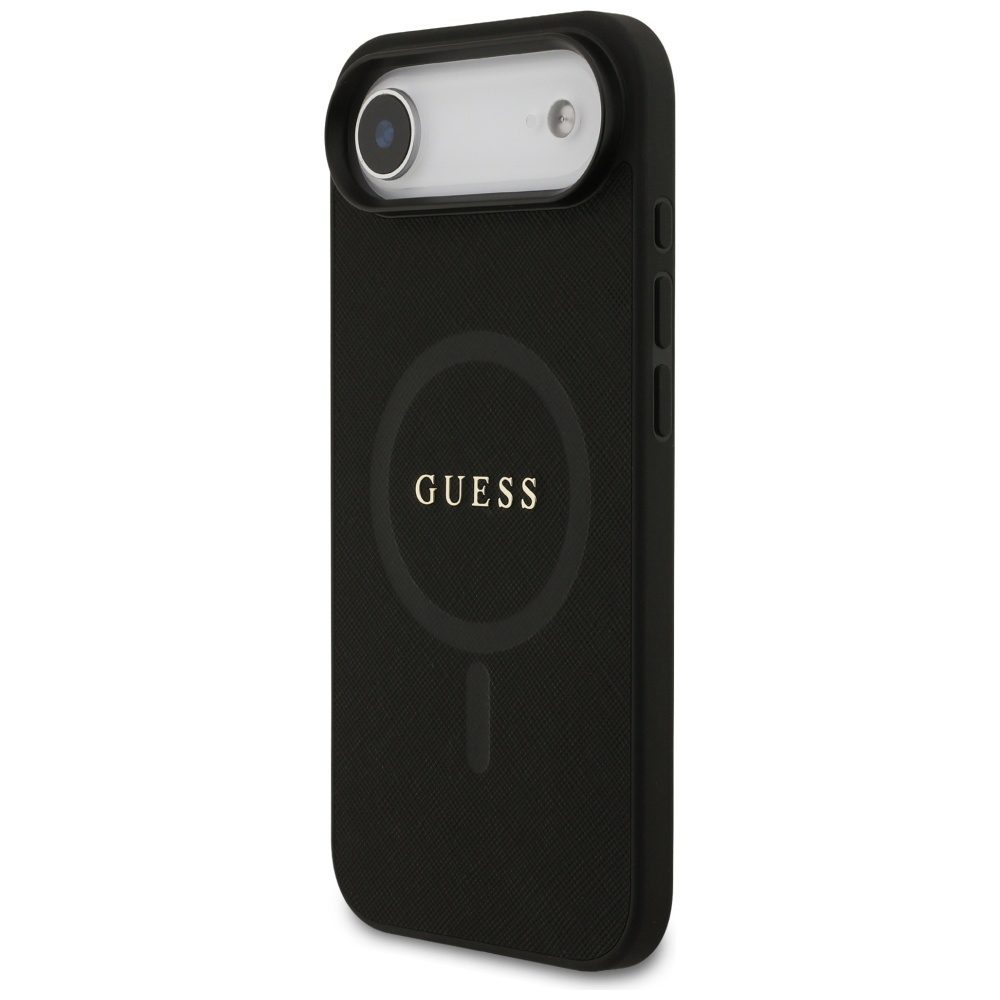 200900_2 Guess Saffiano Classic Logo MagSafe case for iPhone Air - blackeng