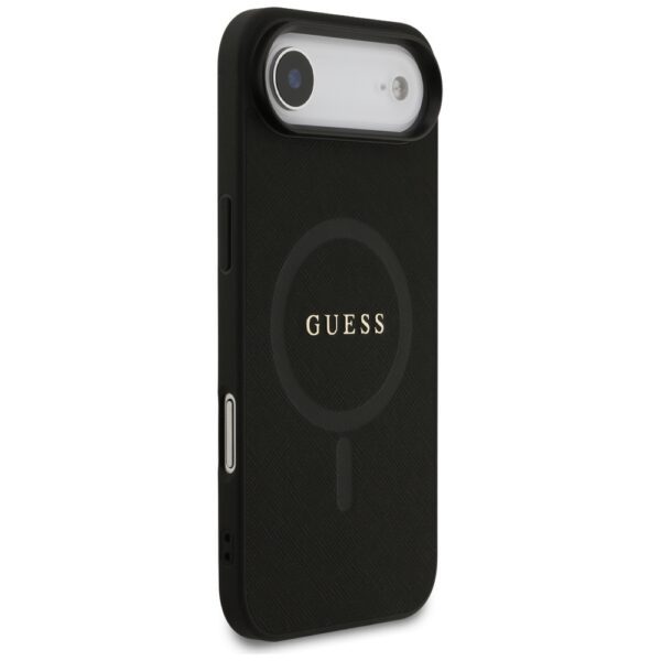 200900_4 Guess Saffiano Classic Logo MagSafe case for iPhone Air - blackeng