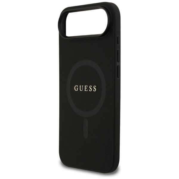 200900_6 Guess Saffiano Classic Logo MagSafe case for iPhone Air - blackeng
