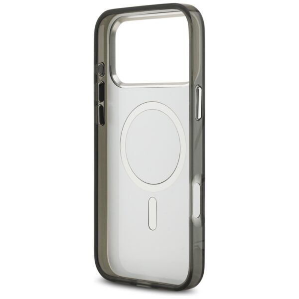 Karl Lagerfeld IML Aquarelle Karl & Choupette & Logo MagSafe Case for iPhone 17 Pro Max - Blackeng