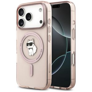 Karl Lagerfeld IML Choupette MagSafe Case for iPhone 17 Pro - Pinkeng