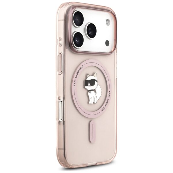 Karl Lagerfeld IML Choupette MagSafe Case for iPhone 17 Pro - Pinkeng