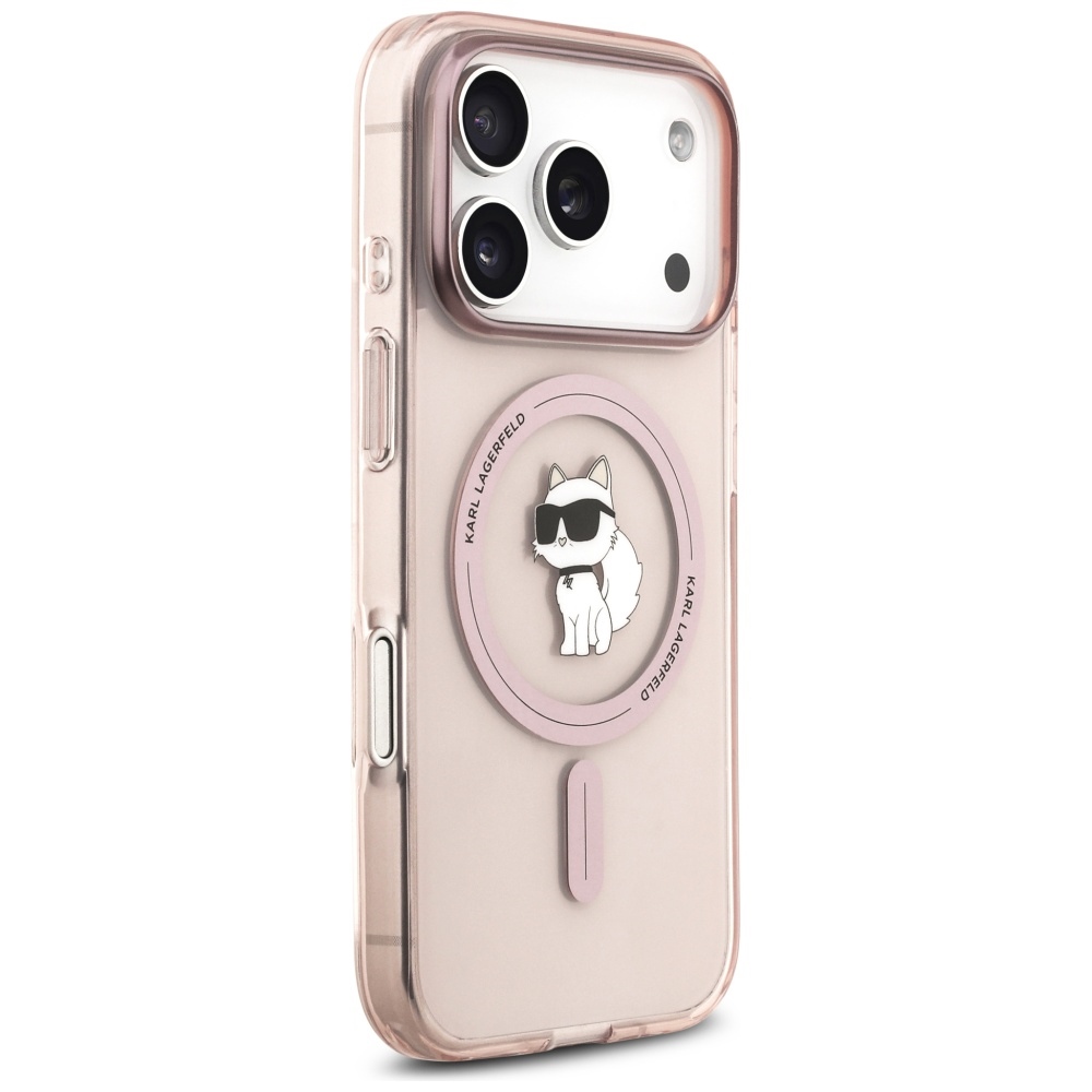 Karl Lagerfeld IML Choupette MagSafe Case for iPhone 17 Pro - Pinkeng