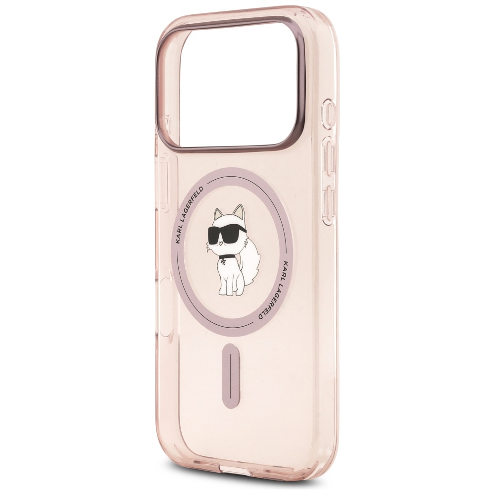 Karl Lagerfeld IML Choupette MagSafe Case for iPhone 17 Pro - Pinkeng