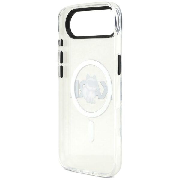 Karl Lagerfeld IML Choupette Sketch Logo MagSafe iPhone Air Case - Cleareng