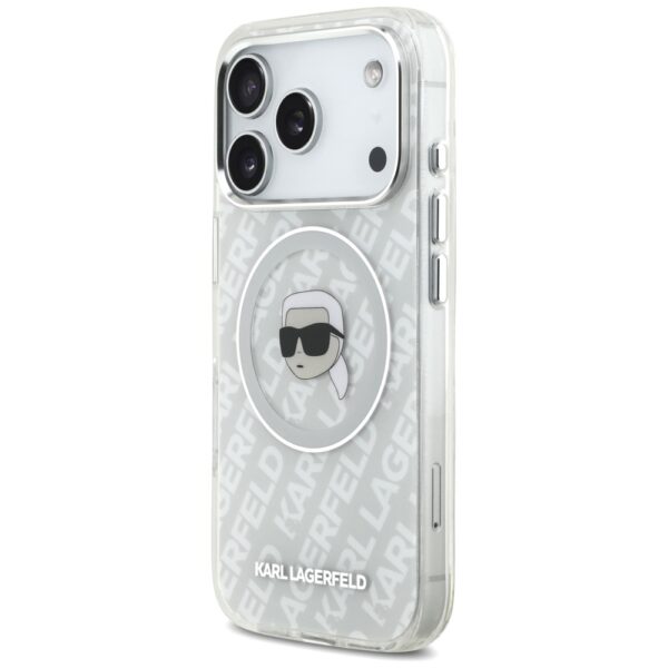 Karl Lagerfeld IML Karl Head Logo MagSafe Case for iPhone 17 Pro - Grayeng
