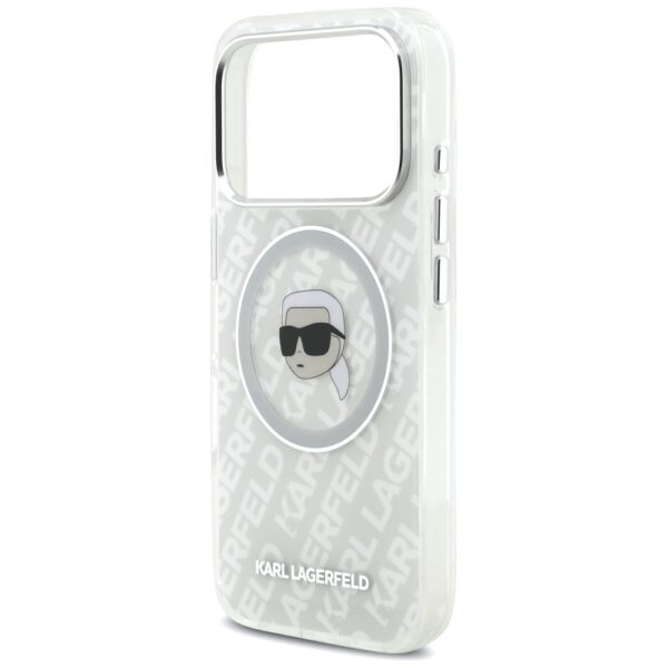 Karl Lagerfeld IML Karl Head Logo MagSafe Case for iPhone 17 Pro - Grayeng