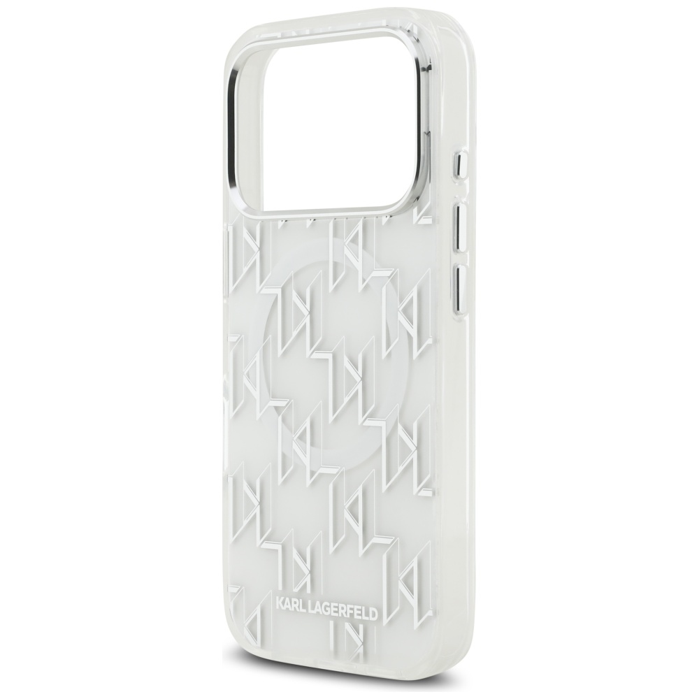 Karl Lagerfeld IML KL Monogram MagSafe Case for iPhone 17 Pro - Whiteeng
