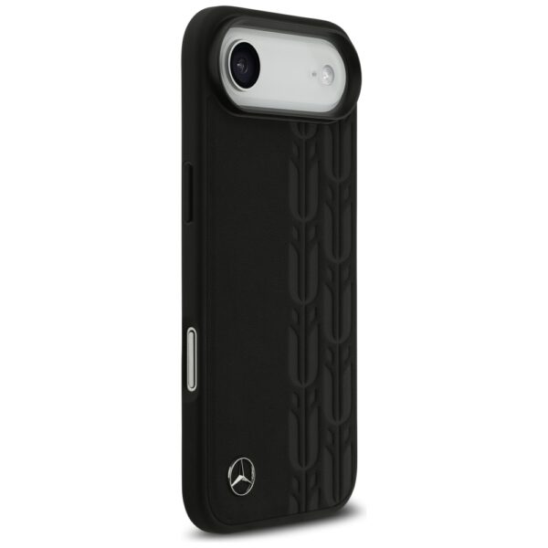 Mercedes Leather Laurel Leaves MagSafe Case for iPhone Air - Blackeng
