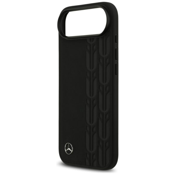 Mercedes Leather Laurel Leaves MagSafe Case for iPhone Air - Blackeng