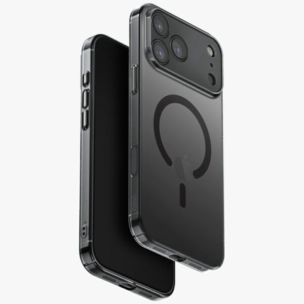 Uniq Airsuit Case for iPhone 17 Pro Max Magclick Charging - Blackeng