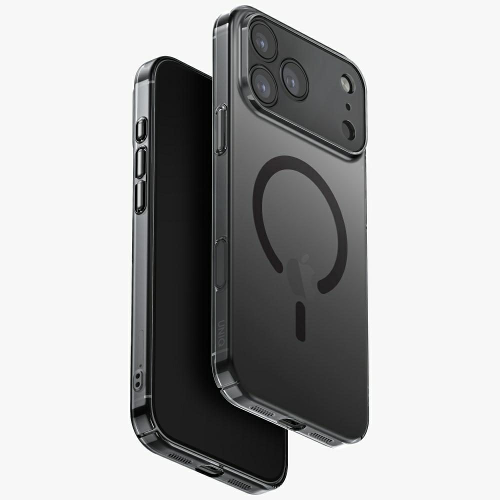 Uniq Airsuit Case for iPhone 17 Pro Max Magclick Charging - Blackeng