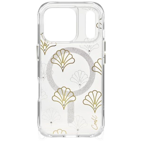 200966_2 Uniq Coehl Maree case for iPhone 17 Pro Magnetic Charging - silvereng