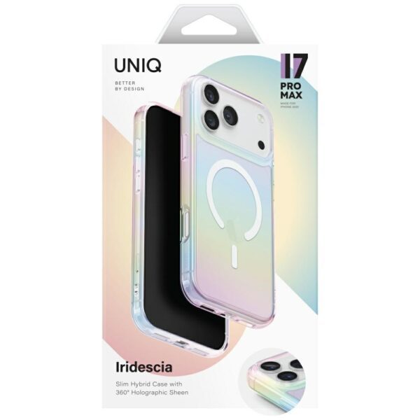 Uniq Iridescia Case for iPhone 17 Pro Max Magclick Charging - Multicoloreng