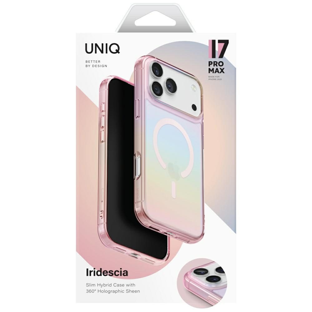 Uniq Iridescia Case for iPhone 17 Pro Max Magclick Charging - Multicoloreng