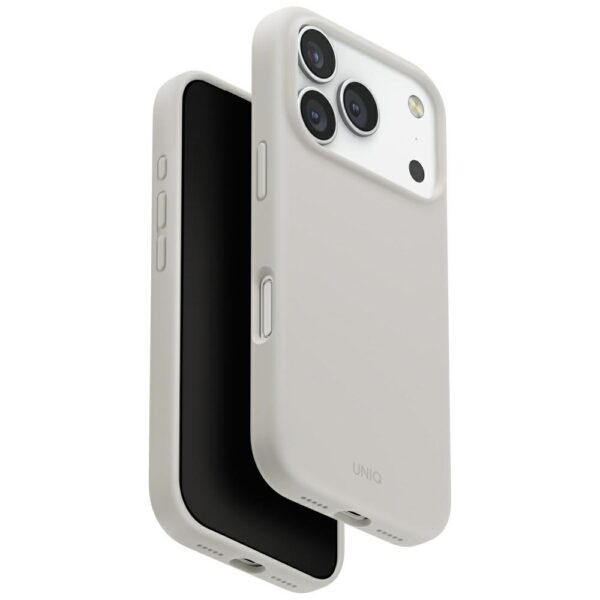 200980_1 Uniq Lino iPhone 17 Pro Magclick Charging Case - Grayeng