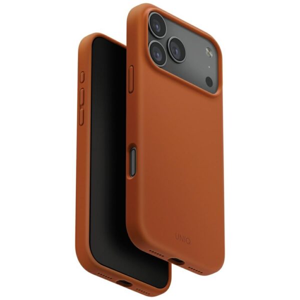 200985_1 Uniq Lino iPhone 17 Pro Max Magclick Charging Case - Orangeeng