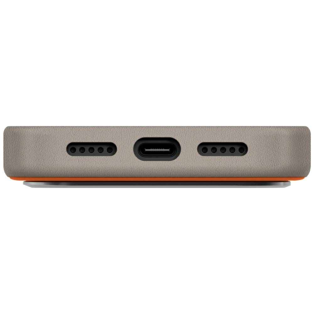 200996_5 Uniq Lyden DS Case for iPhone 17 Pro Magclick Charging - Orange-Grayeng
