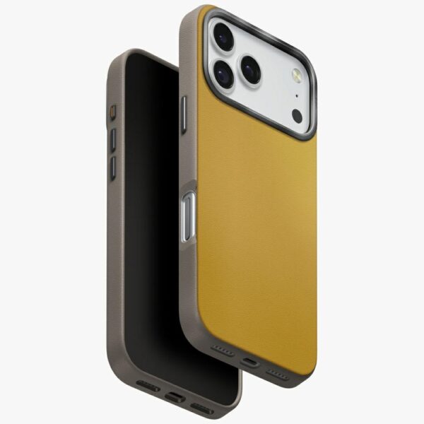200997_1 Uniq Lyden DS Case for iPhone 17 Pro Magclick Charging - Yellow-Grayeng