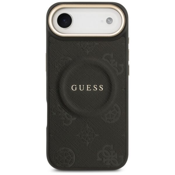 200998_3 Guess Peony Hot Stamp MagSafe Case for iPhone Air - Blackeng