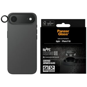 PanzerGlass Hoops Ceramic II tempered glass for iPhone Air lenseng