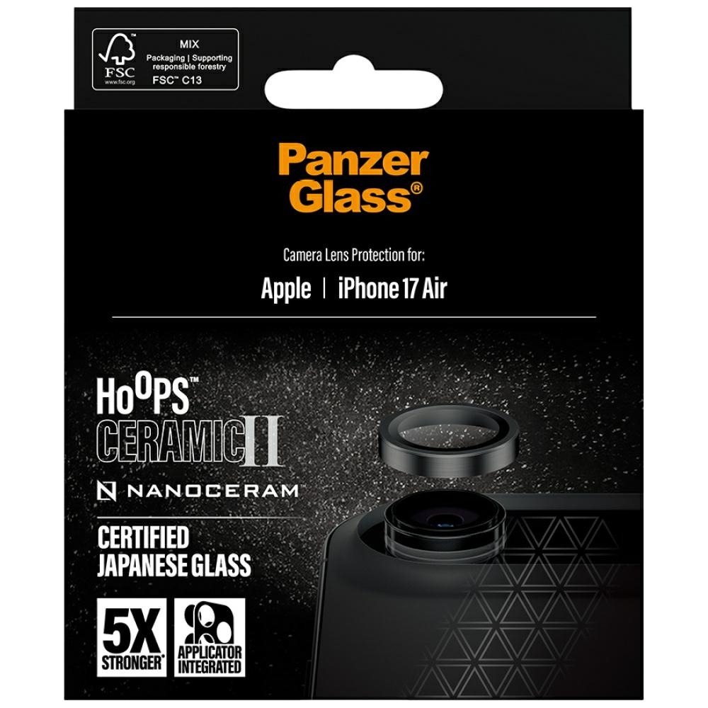PanzerGlass Hoops Ceramic II tempered glass for iPhone Air lenseng