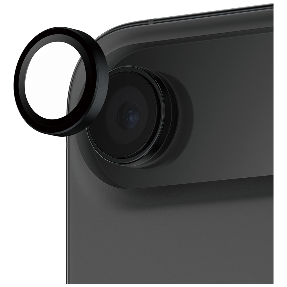 PanzerGlass Hoops Tempered Glass Lens Screen Protector for iPhone Air Blackeng