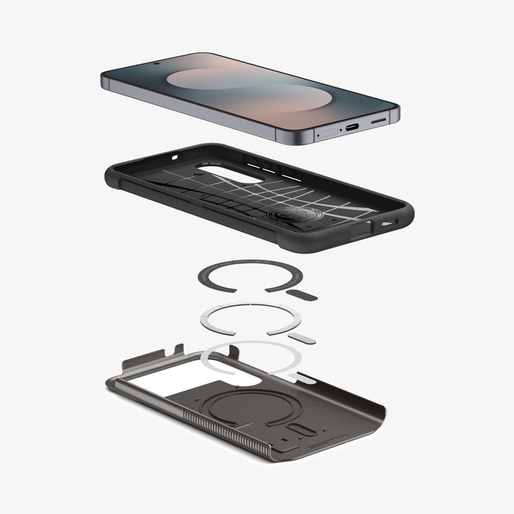 Spigen Slim Armor Mag MagSafe Case for Samsung Galaxy S25 FE - Grayeng