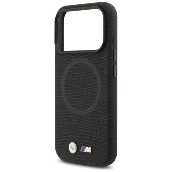 BMW M FW Metal Logo MagSafe Case for iPhone 17 Pro - Blackeng