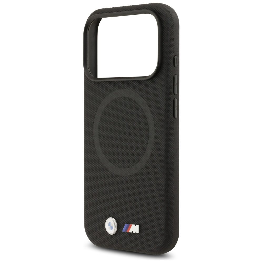 BMW M FW Metal Logo MagSafe Case for iPhone 17 Pro - Blackeng