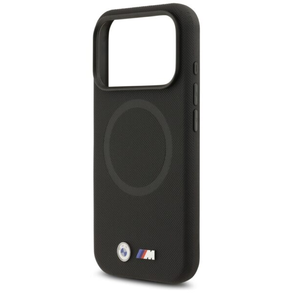 BMW M FW Metal Logo MagSafe Case for iPhone 17 Pro Max - Blackeng
