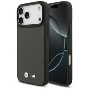 201100_1 BMW M Kevlar Matt MagSafe Case for iPhone 17 Pro Max - Blackeng