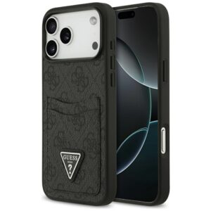 Guess 4G nauble Card Triangle case for iPhone 17 Pro Max - blackeng