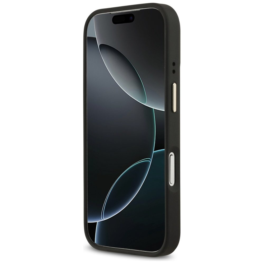 Guess 4G Logo Plate MagSafe Case for iPhone 17 Pro - Blackeng