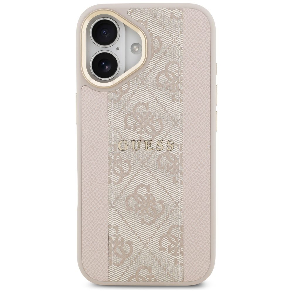 201139_3 Guess 4G Stripe MagSafe Case for iPhone 17 - Pinkeng