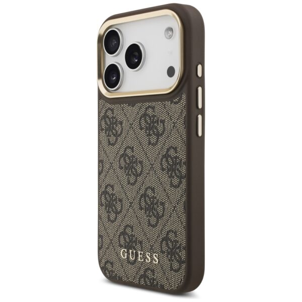 201142_2 Guess 4G case with Magsafe wallet for iPhone 17 Pro - browneng