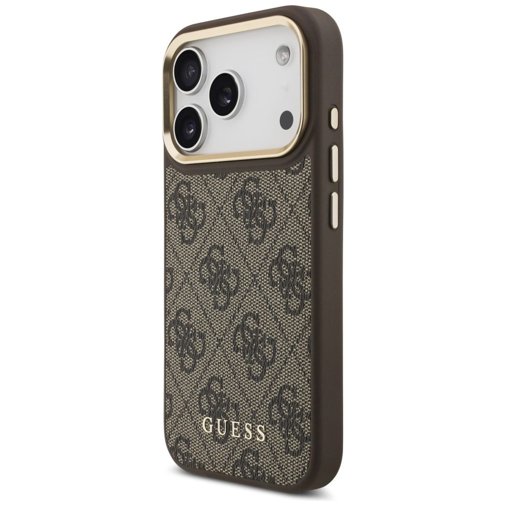 201142_2 Guess 4G case with Magsafe wallet for iPhone 17 Pro - browneng