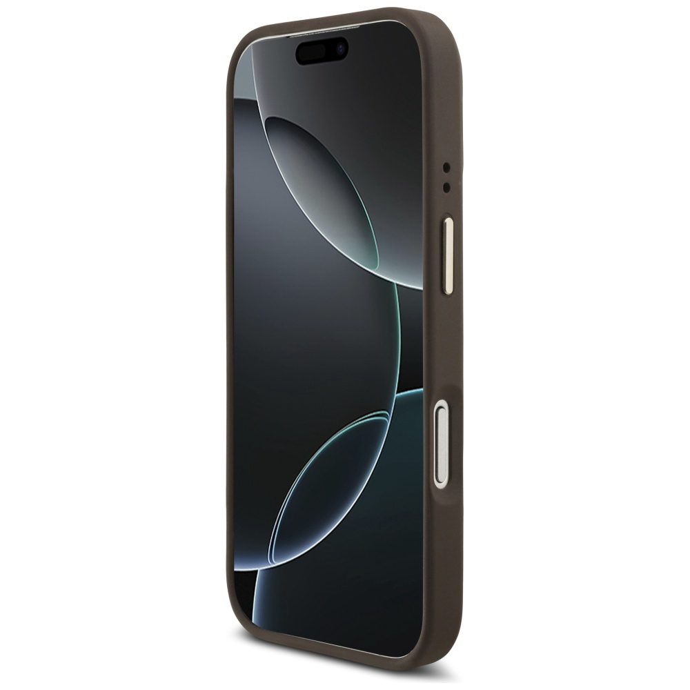 201142_5 Guess 4G case with Magsafe wallet for iPhone 17 Pro - browneng