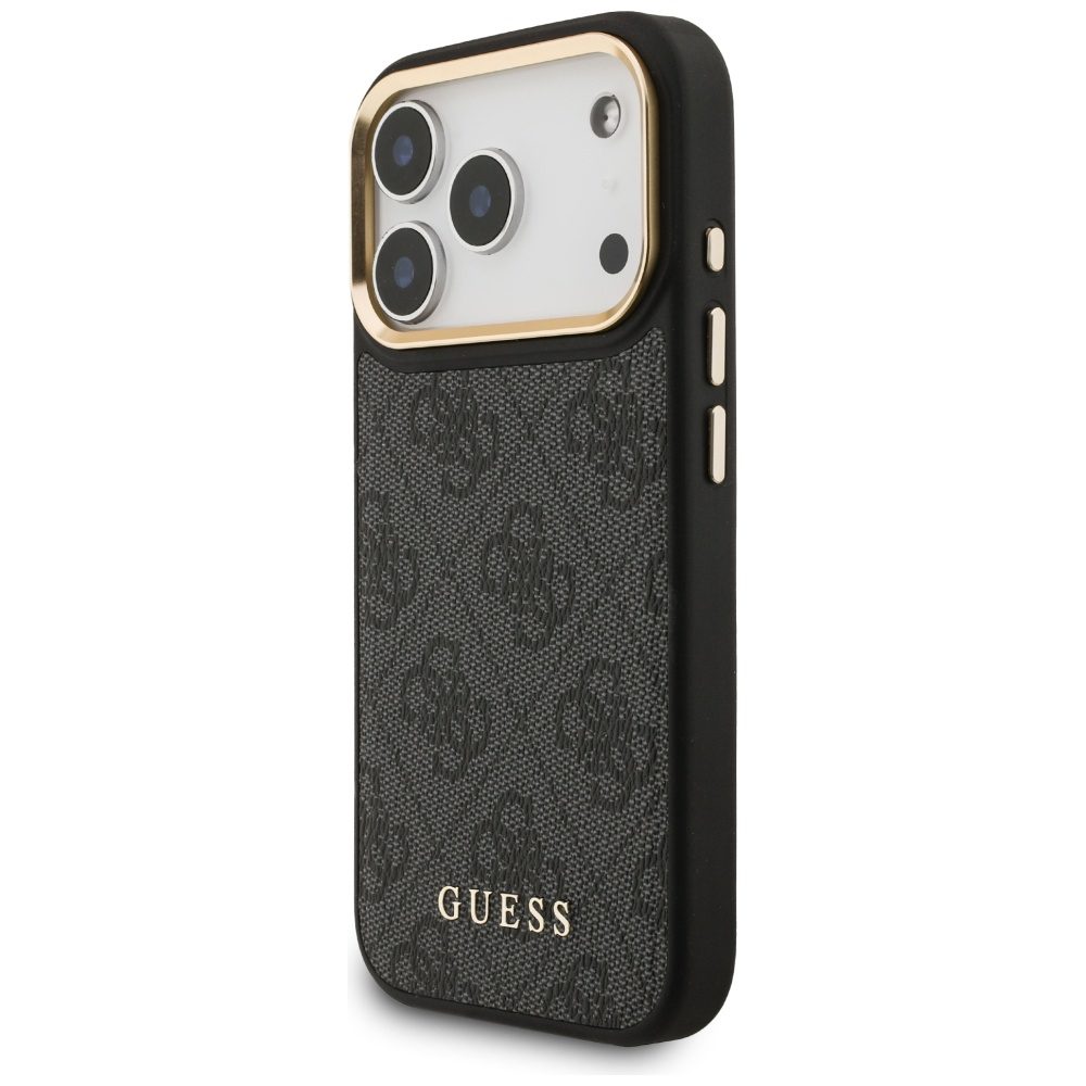 201143_3 Guess 4G Case with Magsafe Wallet for iPhone 17 Pro - Blackeng
