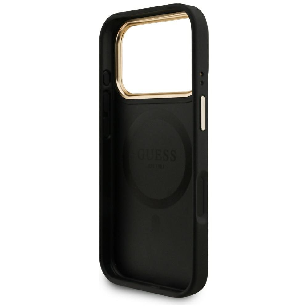 201143_7 Guess 4G Case with Magsafe Wallet for iPhone 17 Pro - Blackeng